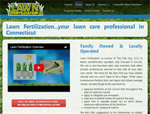 Tablet Screenshot of lawnfertilization.com